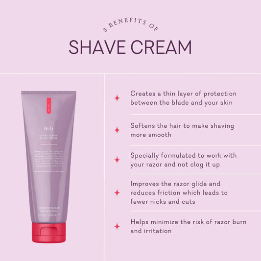 Conditioning Shave Cream - Hēli Lavendar & Chamomile